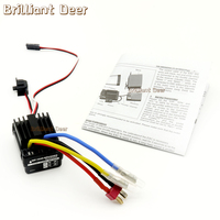 Brushed ESC Electric Speed Controller 40A 6V/2A BEC for 1/10 1/12 1/14 1/16 SCY 16101 PRO 16102 PRO RC Monster Truck Upgrade