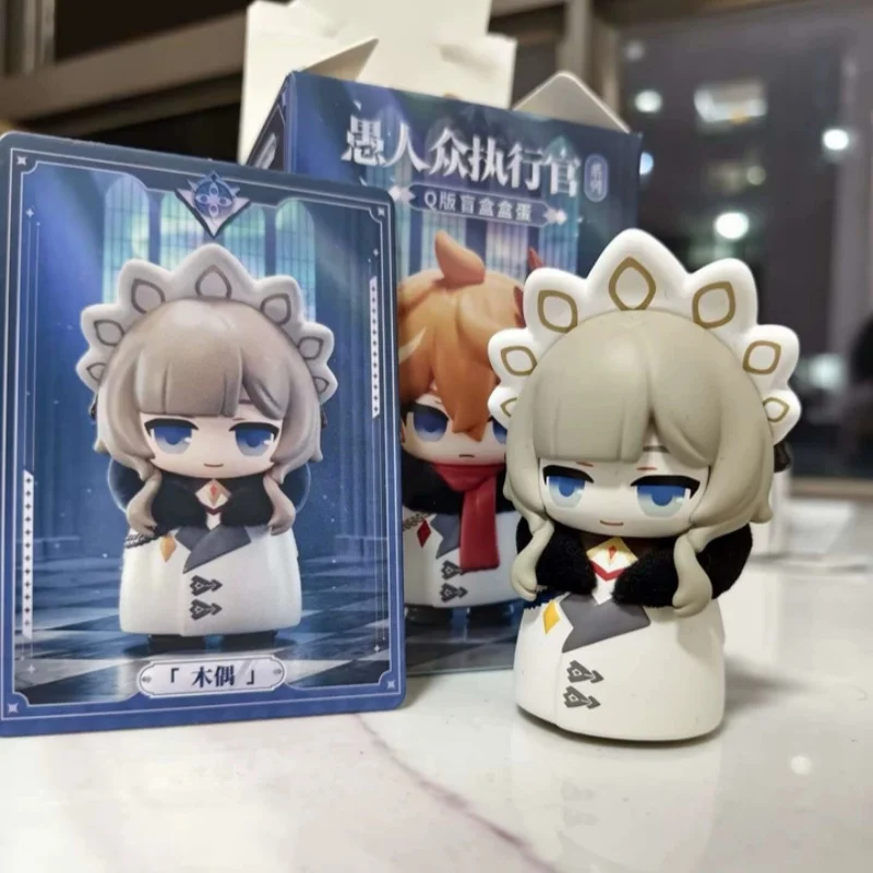 

Original Suplay Genshin Fatui Harbinger Action Figure Blind Box Mihoyo Game Collectibles Mystery Box Desktop Decorative Ornament