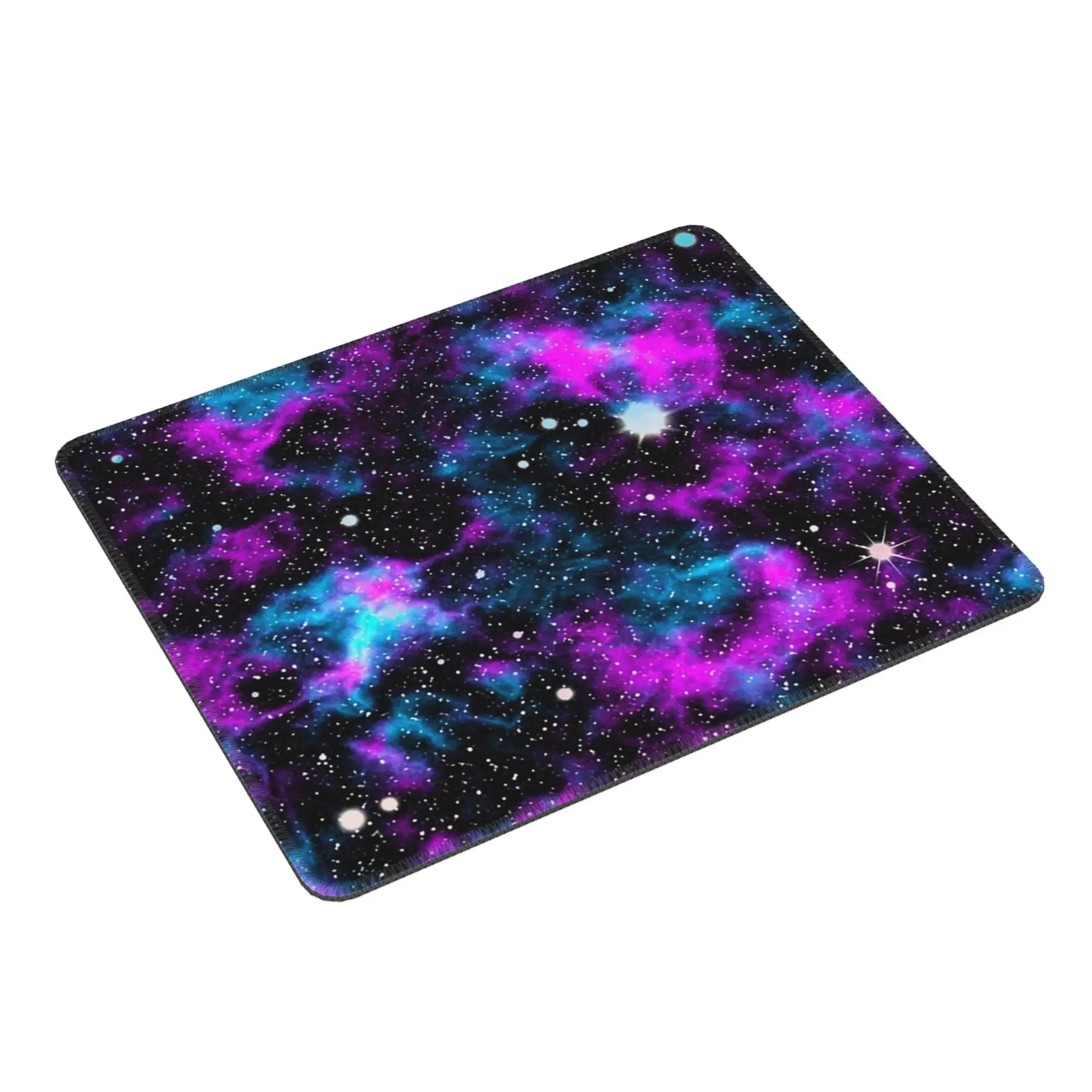 

Purple and Blue Galaxy Mouse Pad Computer Keyboard Mouse Mat Gaming PC Laptop Desk Mat Office Accessories Table Mats