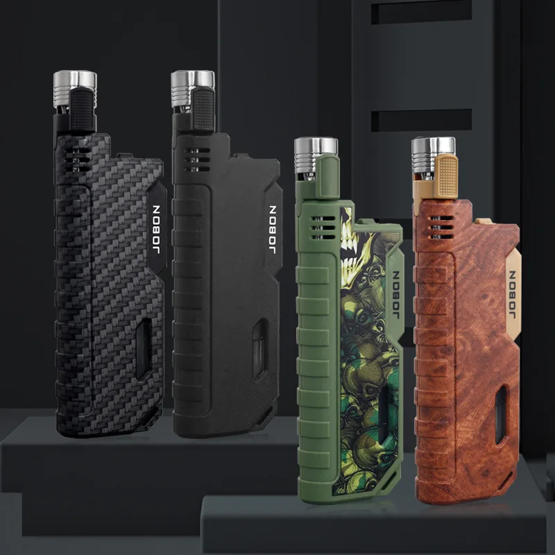 Outdoor Windproof Lighter Lighting Inflatable Barbecue Open Flame Extended Tactical Wind Camping Telescopic Igniter Tools