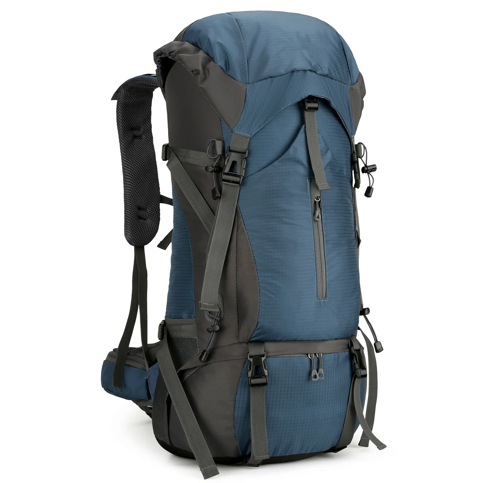 Image of wasserabweisender Rucksack 70L Wanderrucksack Wasserabweisender Kletter-Camping-Rucksack Reise-Tagesrucksack mit Regenschutz