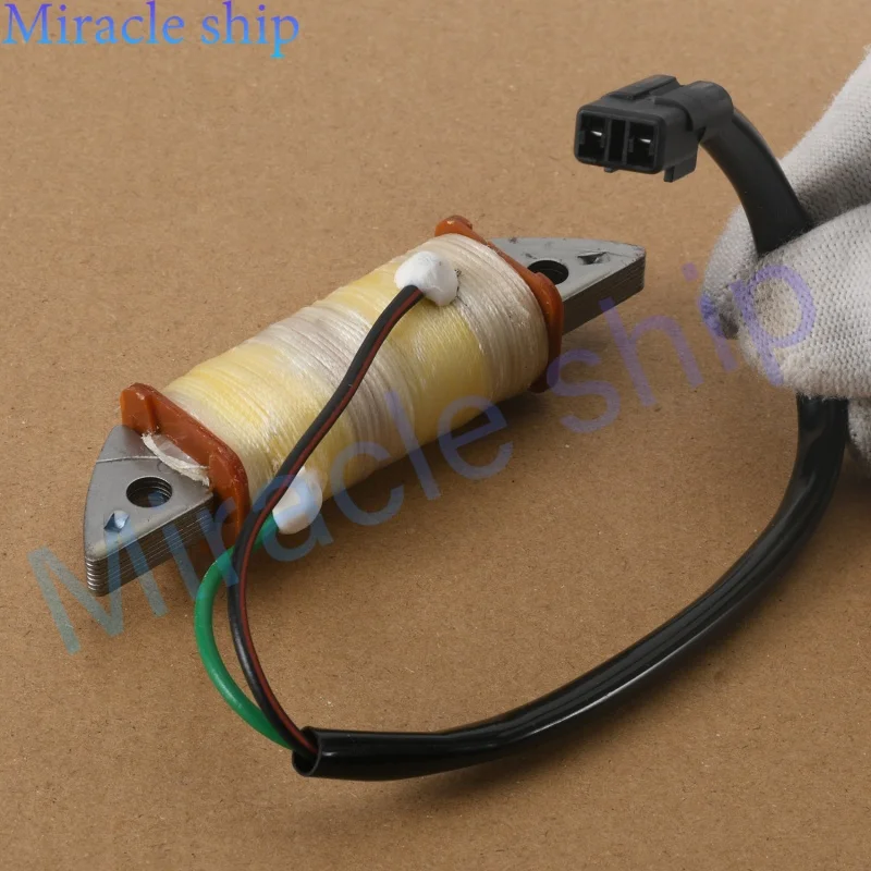 スズキ製2ストロークエンジン（20hp、25hp、30hp、dt20、dt25、dt30）用、アウトボードエンジンのプライマリコイル1個。品番：32140-96310、32140-96310-000。
