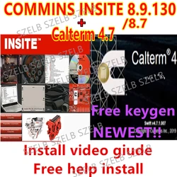 Lastest Calterm 4.7.1.007+ Cummins Insite 8.9 /8.7 PRO with Keygen Engine Diagnostic Fault Code Engine Diagnostic Test Adjustmen