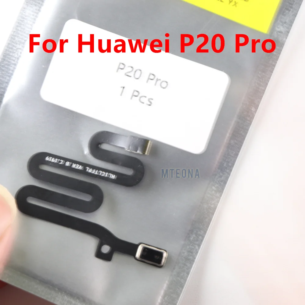 Dla Huawei P20 Pro tylna kamera z czujnikiem światła Focus Home przycisk Flex Cable