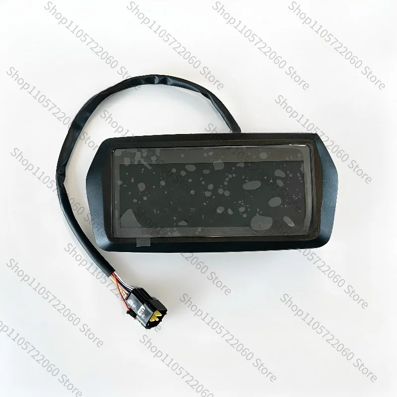 For E-scooter Color Display Instrument Panel for NGT/N1S/UB, Bare Handlebar Direct Mount Dashboard with Dual Battery Display