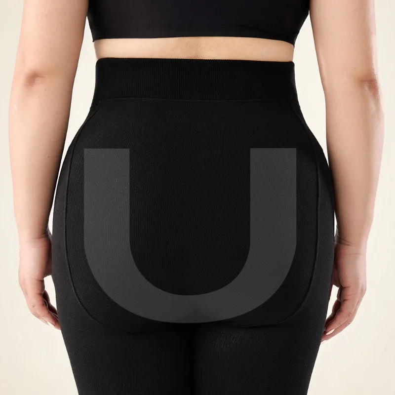 Kave collants à rayures verticales en coton grande taille pour femmes collants de Compression légers taille haute extensible maigre Opaque Leggings