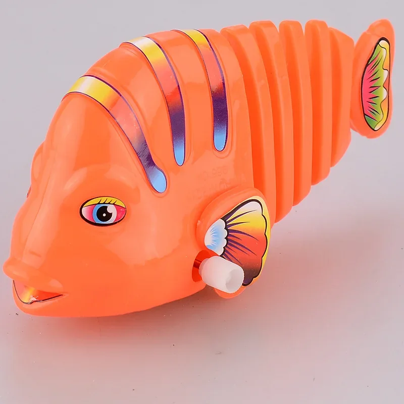 Terrestrial Bionic Fish 2 to 8 years Old Toys Wind-up Fish Swing FishThat Wag Their Tails Fish Toys Exercise Brain Boy Baby Gift