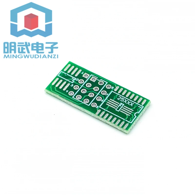 Placa adaptadora SOP8 SOP16 a DIP8, asiento Simple, adecuada para 25 Series, 16 pies