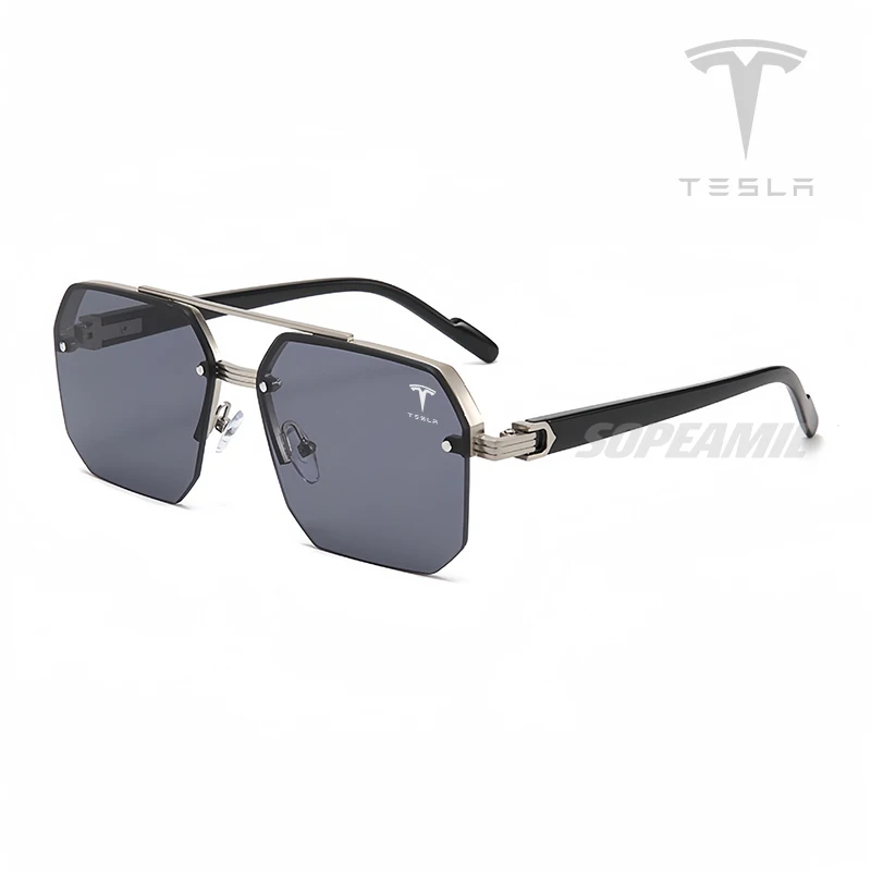 Pour Tesla modèle 3 modèle Y modèle S modèle X Roadster voiture haut de gamme hommes et femmes mode lunettes de soleil Protection UV lunettes de conducteur
