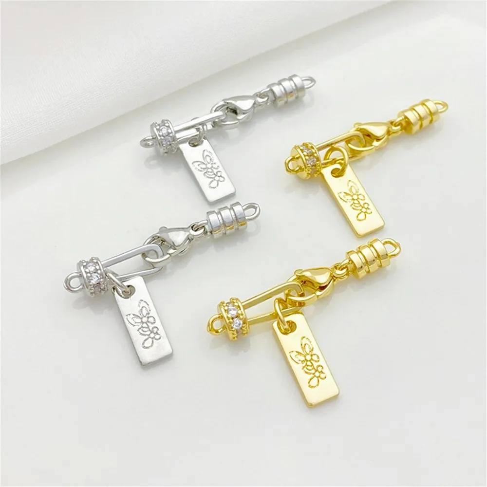 

14K Gold Color Versatile Lobster Buckle Connecting Buckle Hook Buckle Handmade DIY Bracelet Necklace Jewelry Material Accessorie