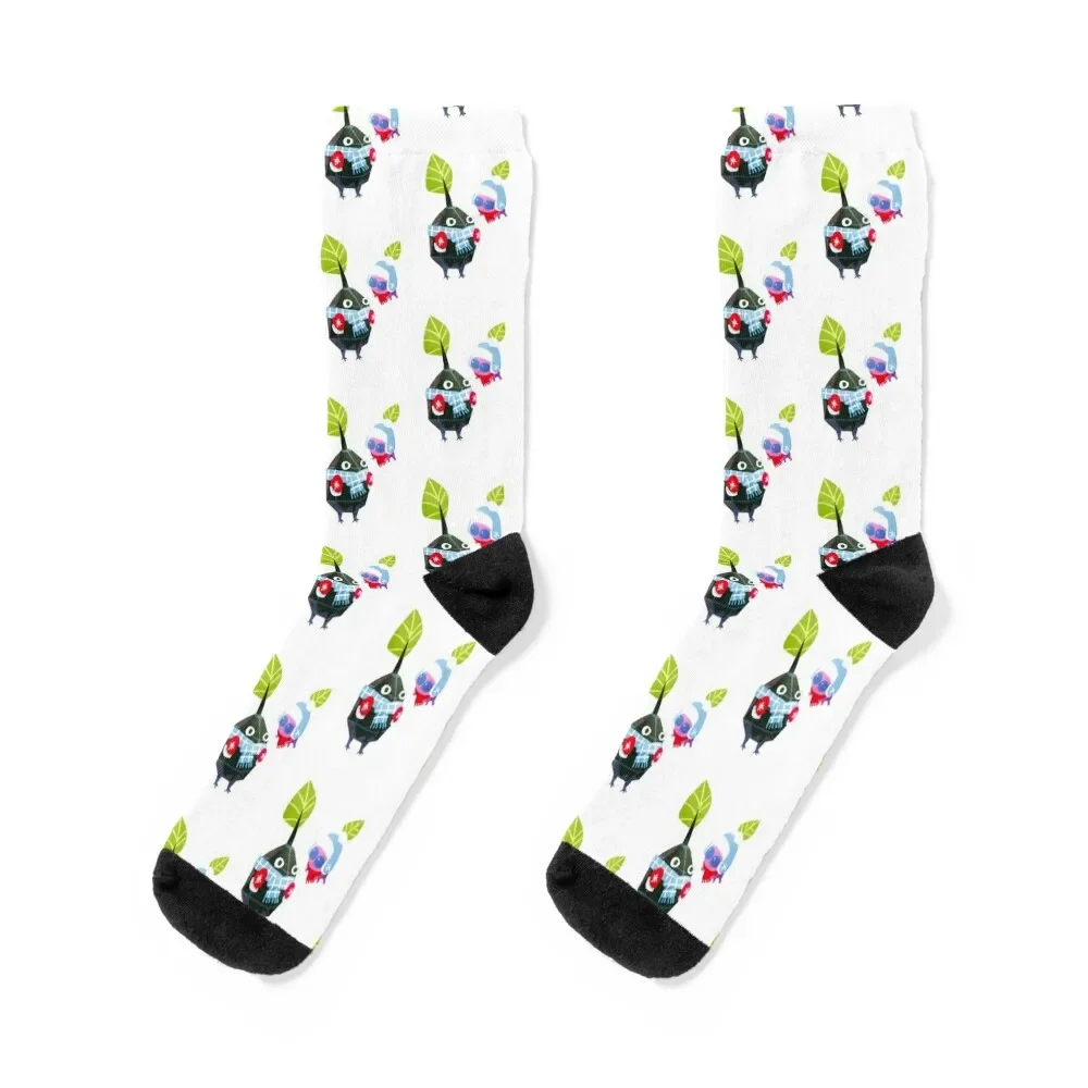 

Pikmin 4 Christmas Socks warm winter loose sheer floor Socks Woman Men's