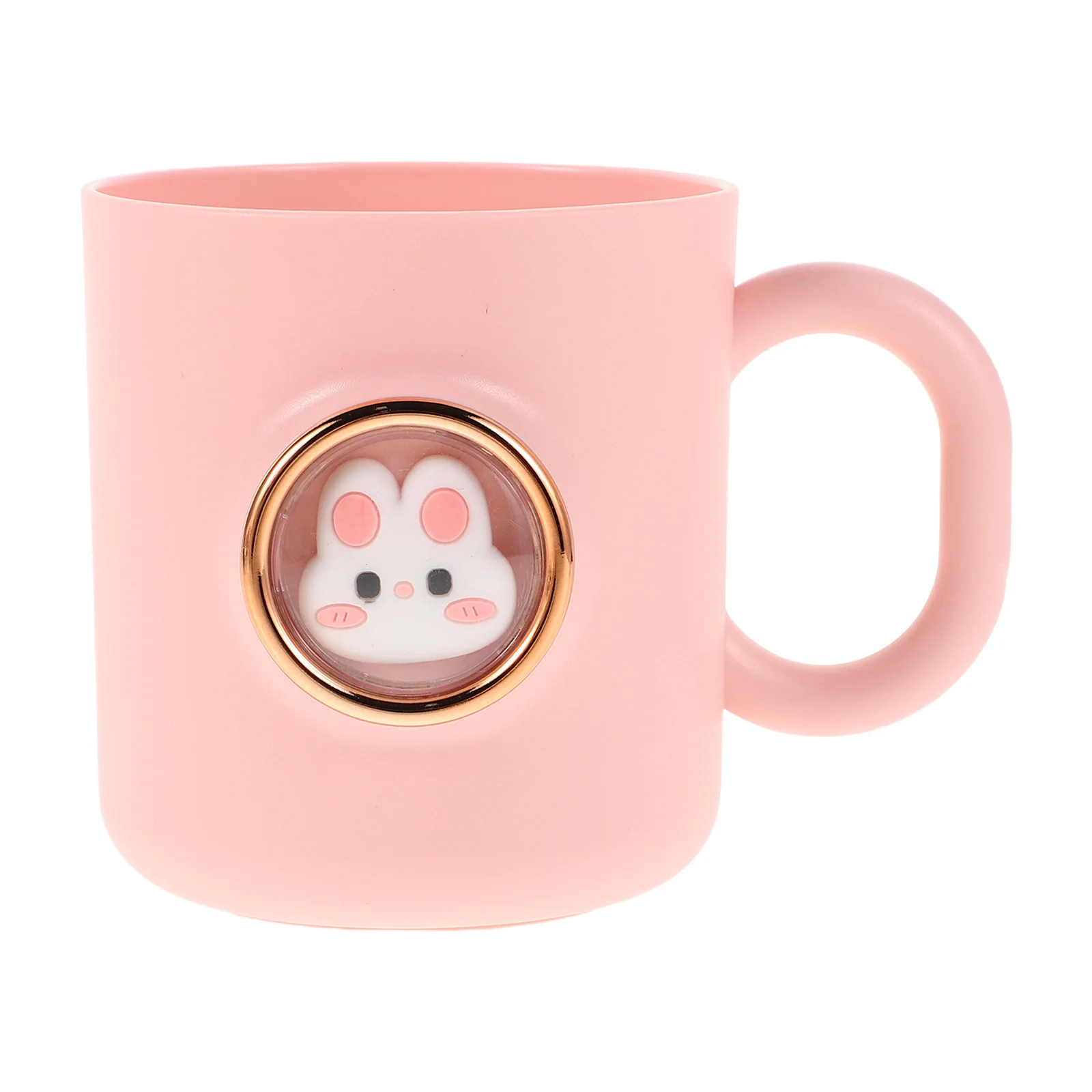 

Oral Cleaning Mouthwash Cup Kids Rinse Cartoon Travel Bathroom Toothbrush Holder Safe Materials Portable Use Cute Animal Design