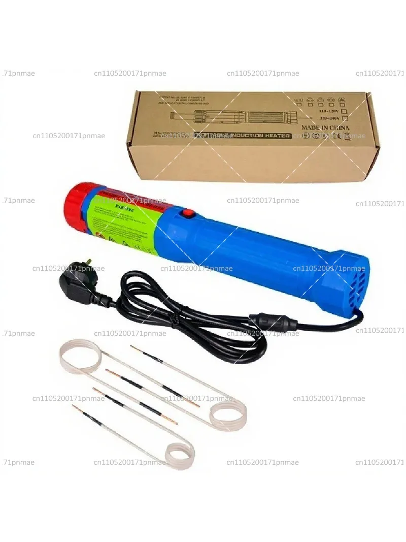 1400W Induction Heater Kit Flameless Heat Tool for Automotive Repair with 3 Coils 110V 220V
