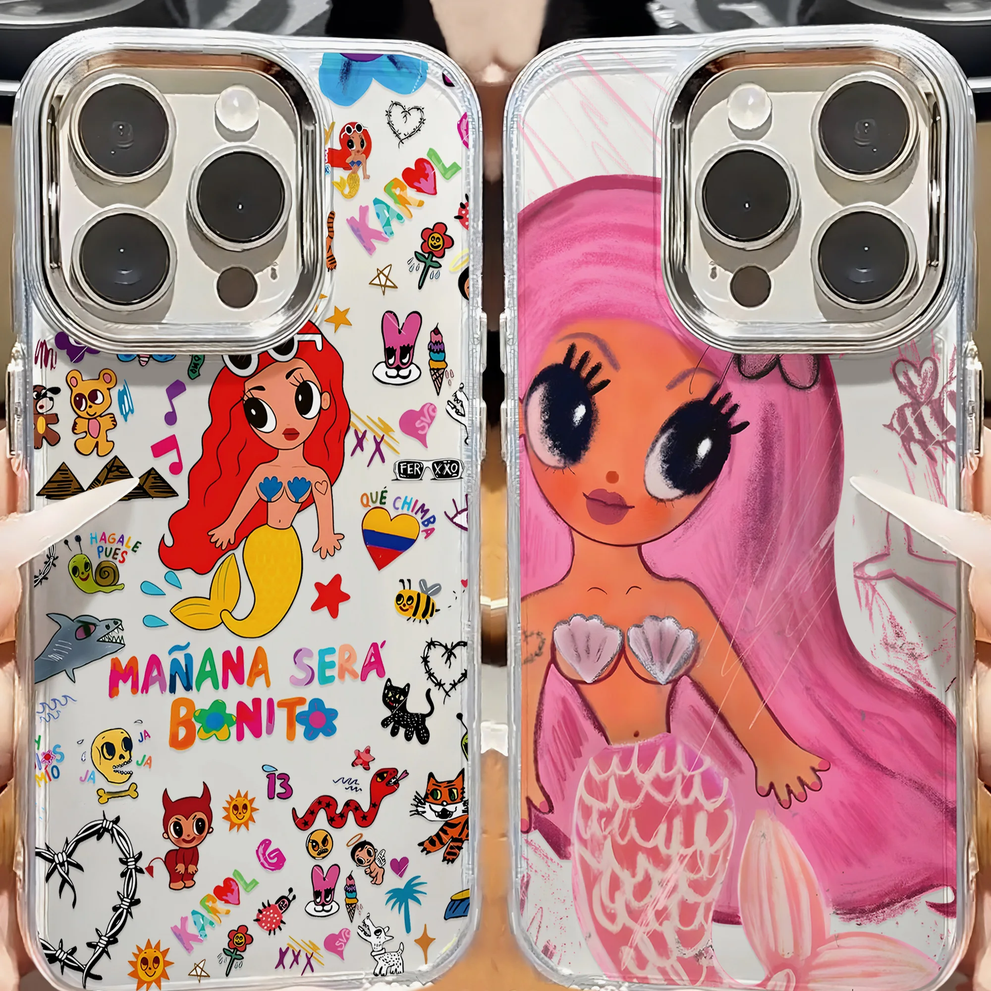 Singer K-Karol G Funny Hot Phone Case For IPhone 17 16e 16 15 14 13 12 11 Mini Pro Max X XR XSMAX 8 7 Air Plus Transparent Cover