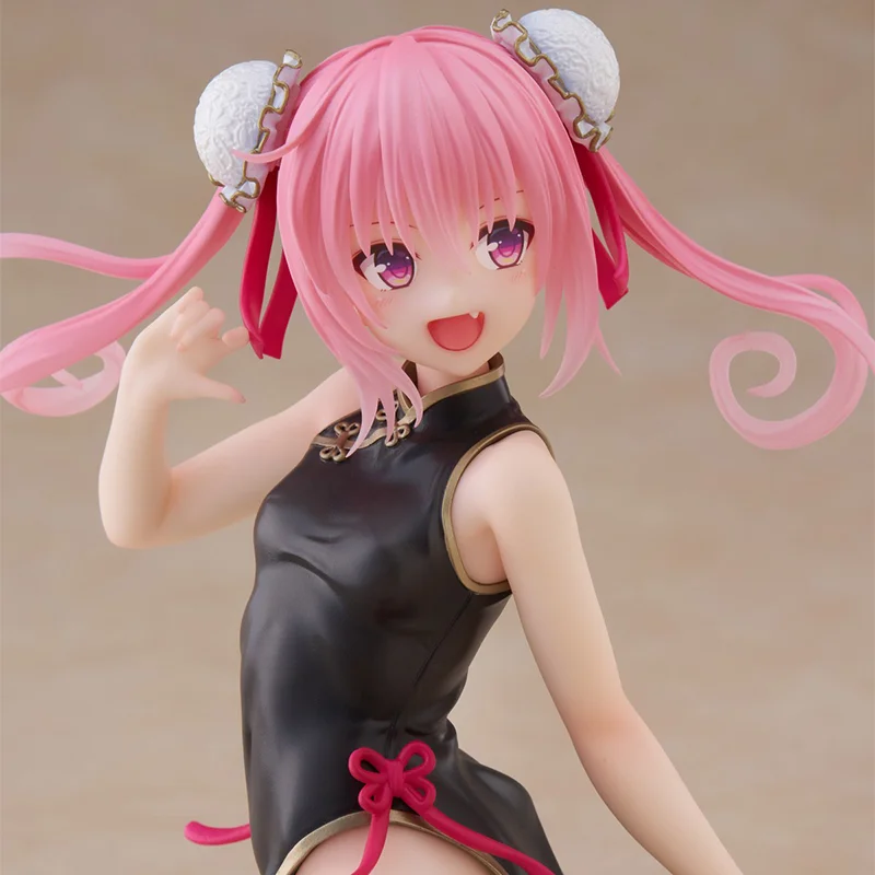 

【100%Authentic】TAiTO Original To LOVEru Darkness Nana Astar Deviluke Desktop Cute Chinese Dress Ver. Anime Character Model Toy