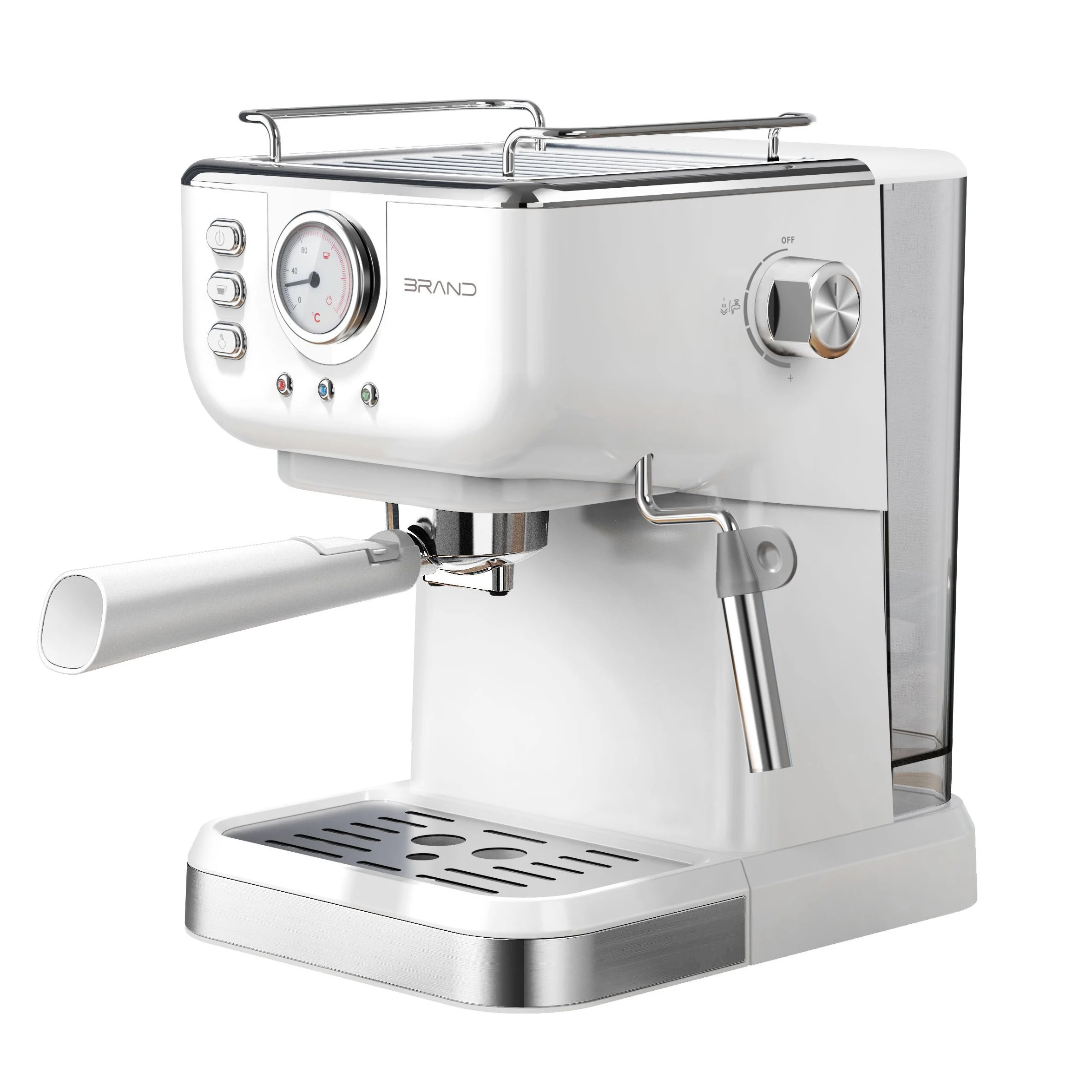 Nuevo Cafetera eléctrica semiautomática barata para el hogar y la Oficina, máquina de café expreso para restaurante
