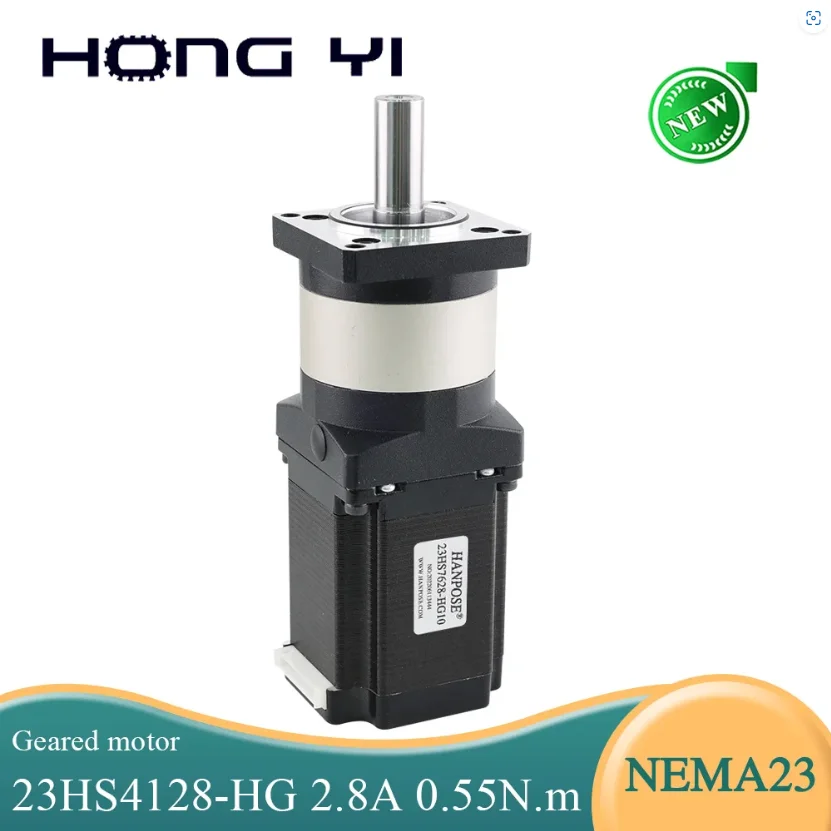 

23HS4128-HG Nema23 Stepper Motor 57 Motor Extruder Gear Stepper Motor Ratio 16:1 Planetary Gearbox