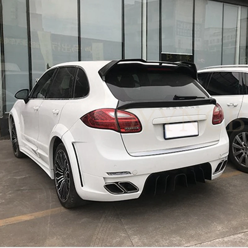 

For Porsche Cayenne 958 High quality Carbon Fiber Rear Trunk Roof Spoiler Wing 2011 - 2014