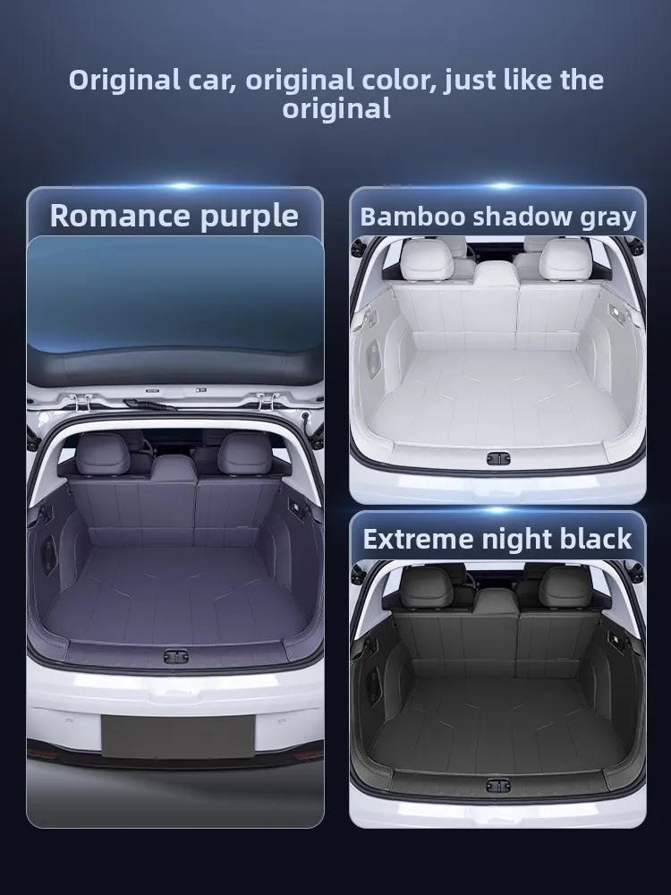 For Leapmotor B10 2025 Full-Coverage Trunk Mat TPE Waterproof And Wear-Resistant Trunk Mat Interior Modification Accessory
