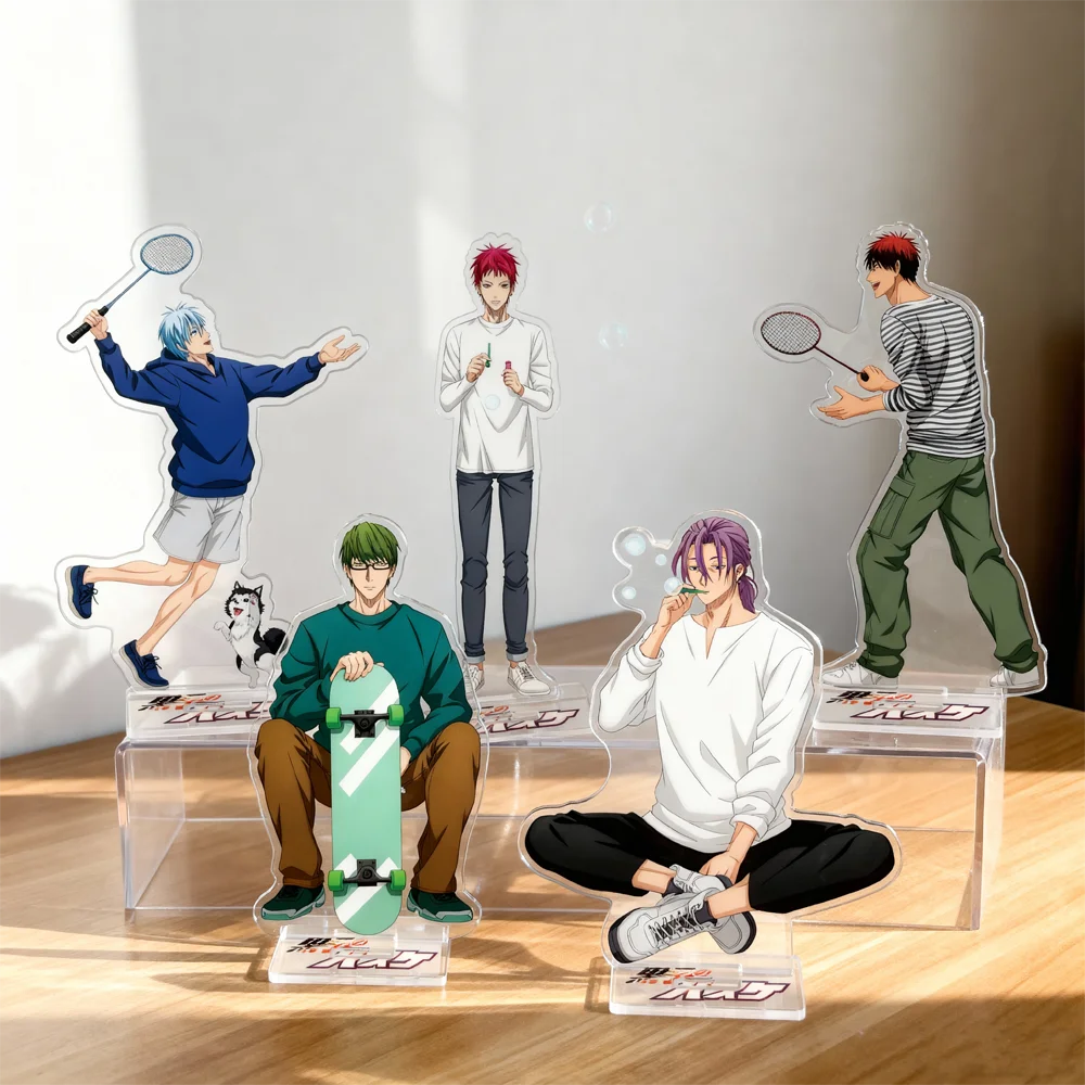 Kuroko's Basketball 15cm Acrylic Model Figure Standee Kuroko Tetsuya Kagami Taiga Aomine Daiki Akashi Seijuro Desktop Decoration