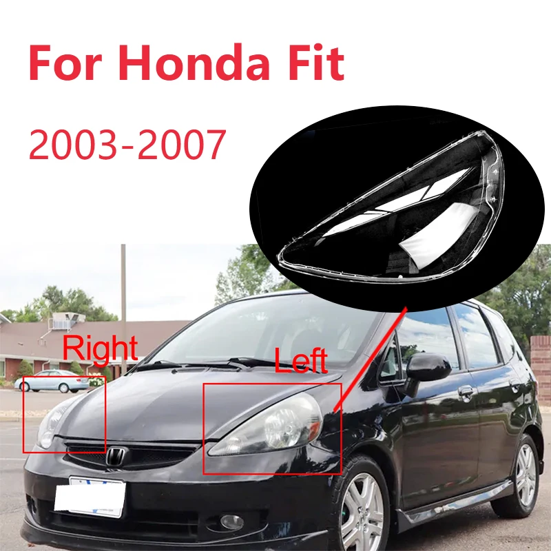 

Налобный фонарь передний для Honda Fit 2003-2007, прозрачный, левый и правый