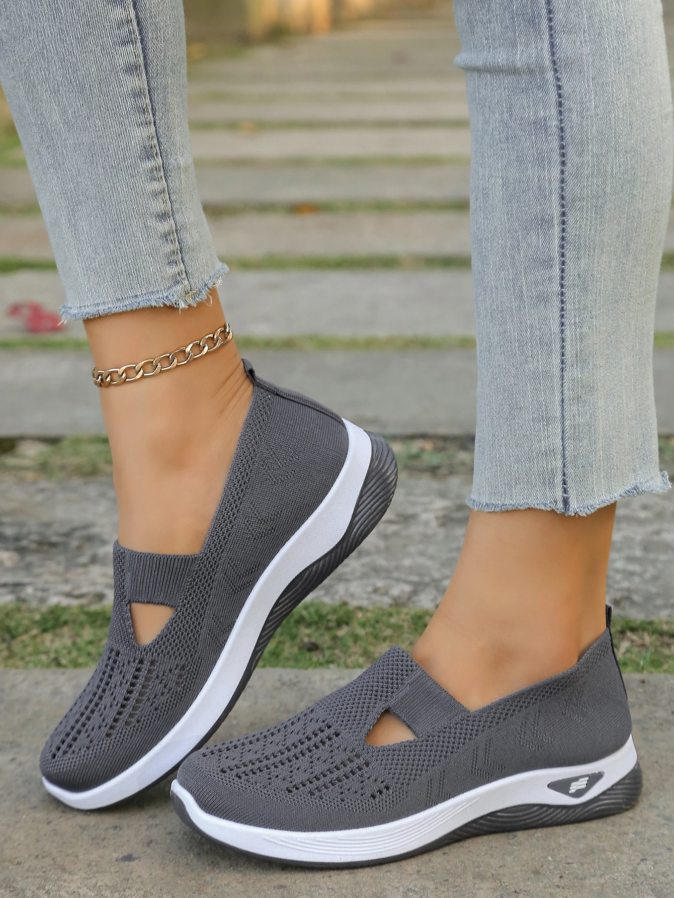 Damen-Sneaker, atmungsaktive Schuhe, Mesh-Low-Top-Schuhe mit weicher Sohle, leichte Damenschuhe, Sommerschuhe für Damen, Schuhe mit kostenlosem Versand – Detail 12