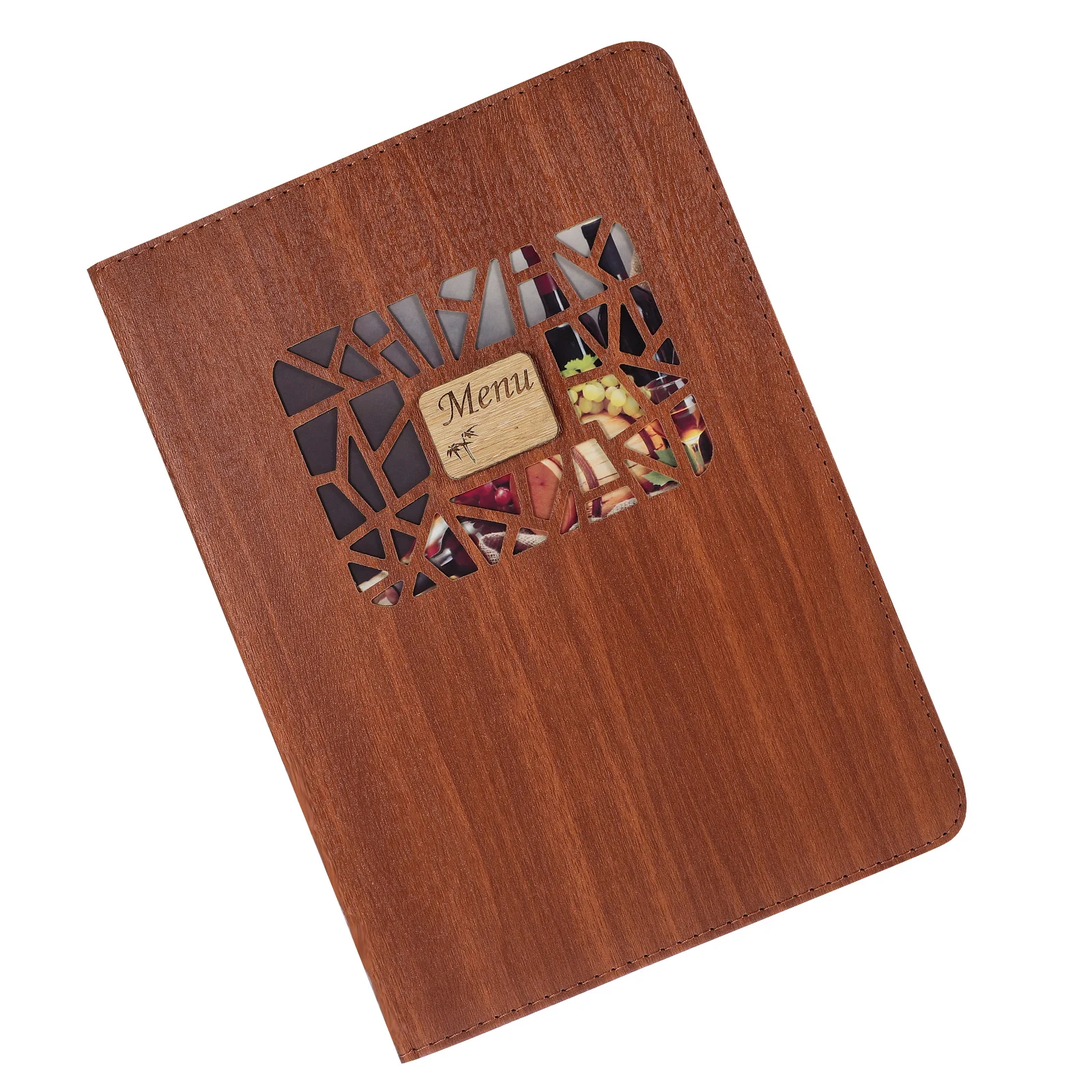 

Menu Cover Double Views Protective Slide-in Menu Holder for Cafes Restaurants Hotels Bistro Transparent Cover