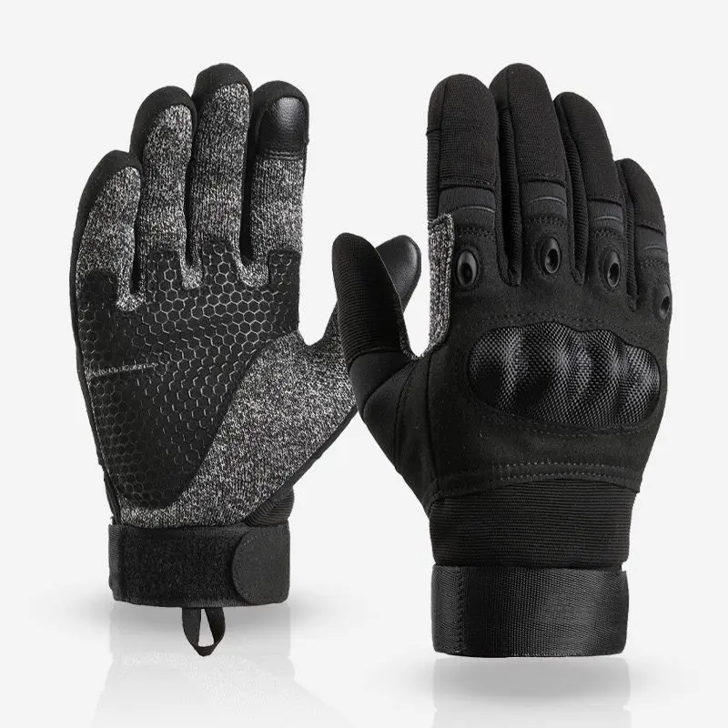 Hard Knuckles Biker Protective Brass Motorcycle Tactical Gloves Sports Gear Self-Defence Fighting Screen Touch Combat Anti-Cut