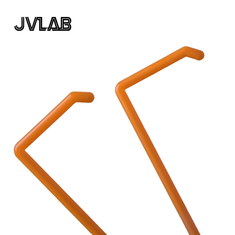 Cell Spreader L-shape Polystyrene Cell Culture Dish Coating Stick Orange Cell Seeded Push Scraper Sterile Individually Packing