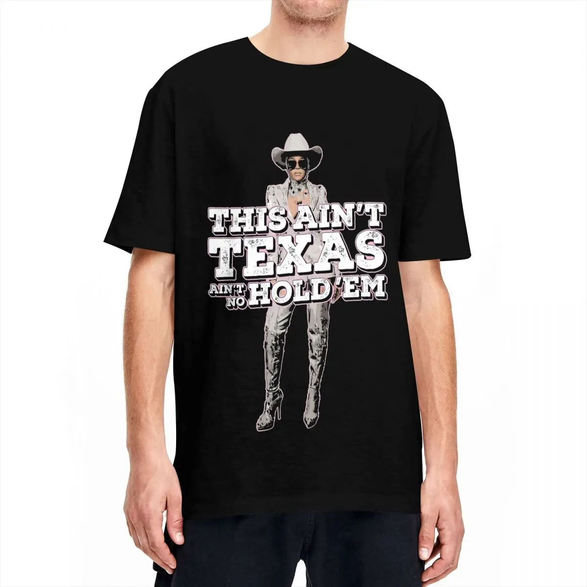 Cowboy Carter Beyonce Bey Texas Hold Em T-Shirt Unisex 100%Cotton Tops Shirts Funny O-neck Short Sleeve