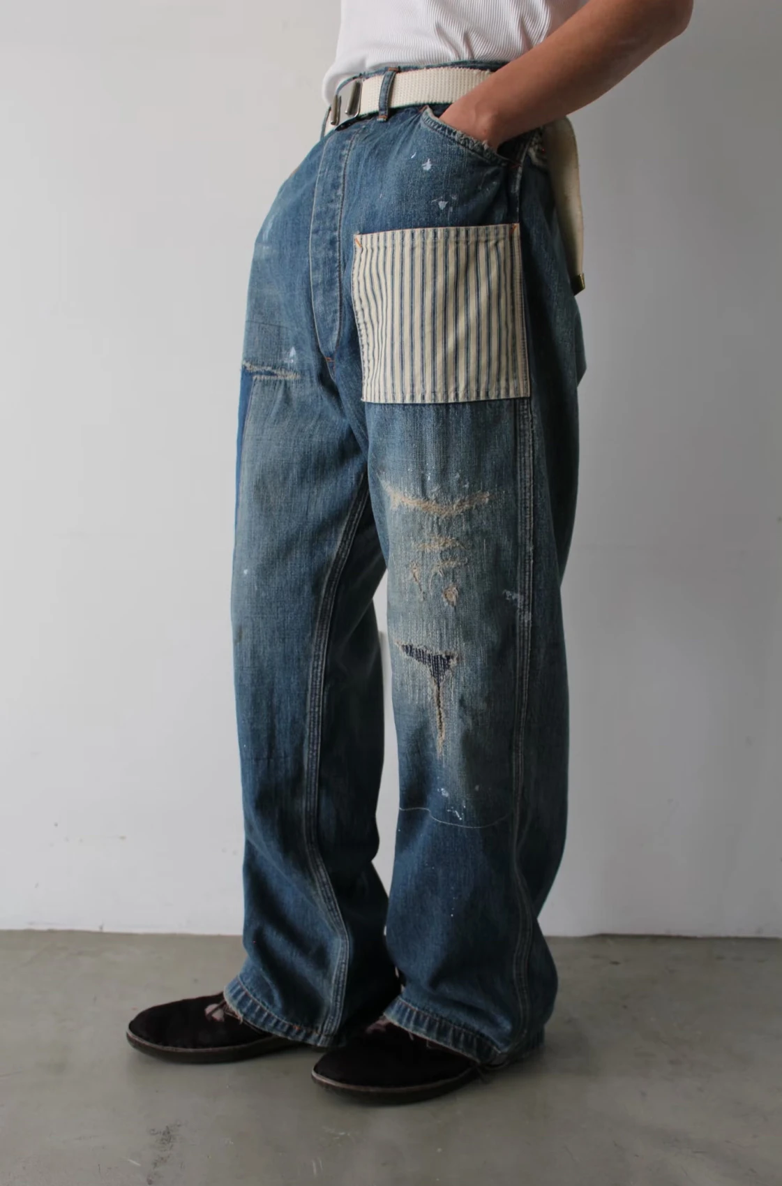 

Visvim kofu BOWWOW LAPD PRISONER vintage wrecked jeans