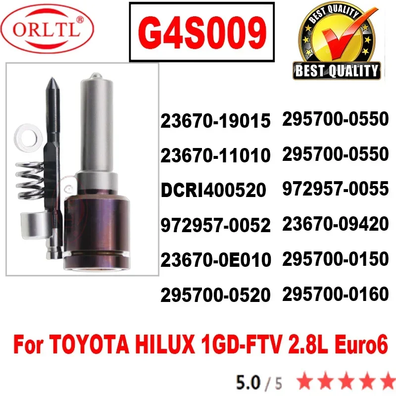 

G4S009 For TOYOTA HILUX 1GD 295700-0520 295700-0550 23670-09420 295700-0150 295700-0160 972957-0055 G4 Piezo Injector Nozzle