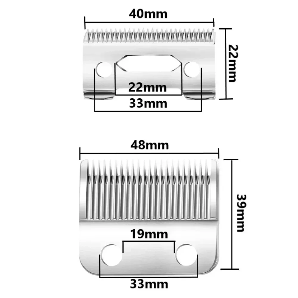 مقص الشعر شفرة القاطع رئيس استبدال شفرة ل Kemei KM-1990 المتقلب ماكينة حلاقة قادين مشابك الشعر آلة قطع شفرة