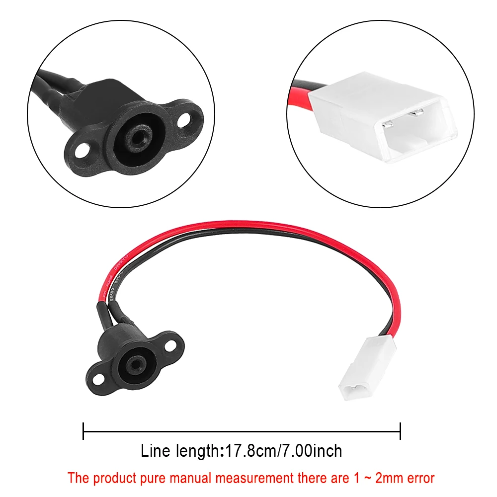 Lade Loch Wasserdichte Abdeckung mit Ladekabel Lade Port Elektrische Roller Für Xiaomi Mijia M365 Pro Roller Zubehör – Detail 9