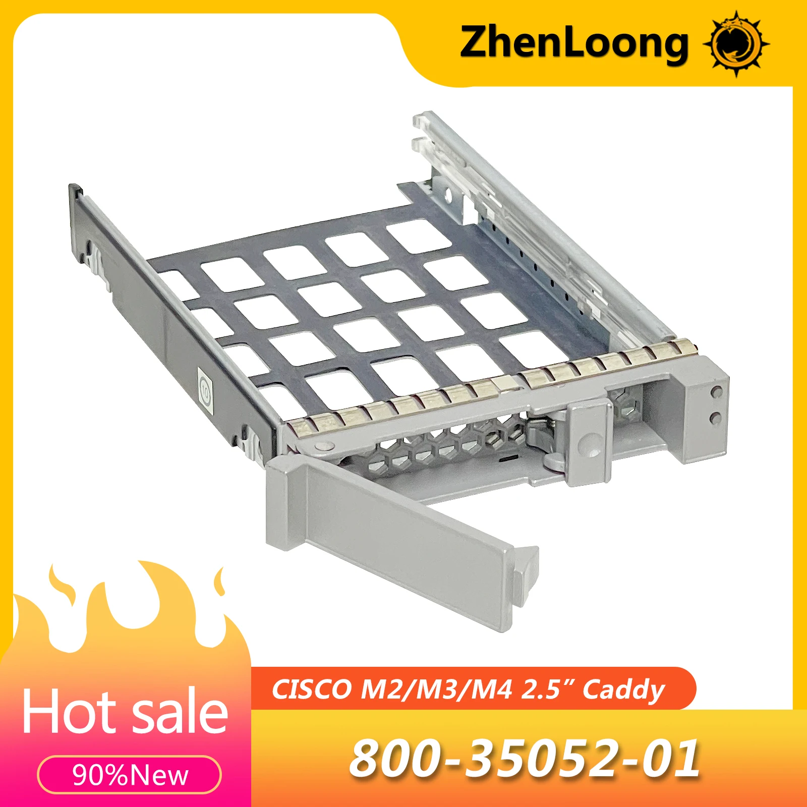 ZhenLoong 800-35052-01 Bandeja para Disco Duro de 2.5 Pulgadas, Soporte para Servidor UCS CISCO C240 C220 C460 B200, Soporte para Tablet de 2.5 Pulgadas