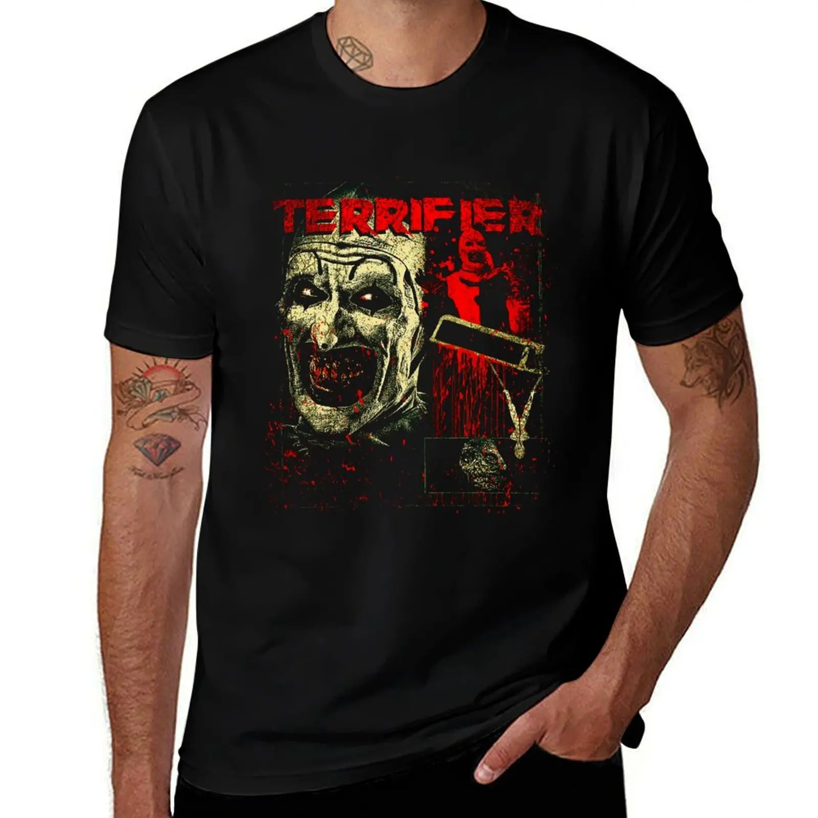

Terrifier Chilling Clown Horror Flick T-Shirt Performance Workout Short Sleeve Tee