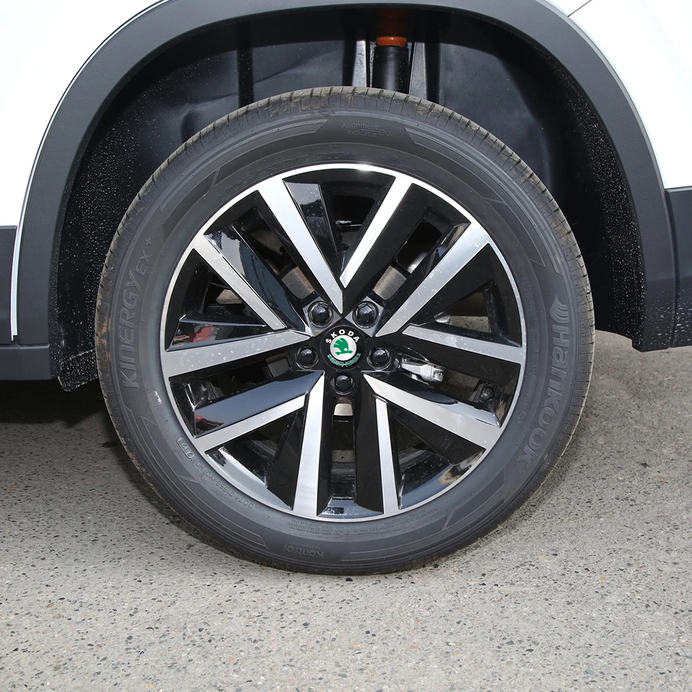 4 Stück 56/60/65/68mm Auto-Radnabenkappen Aufkleber Abdeckung Zubehör für Skoda Rapid Scala Kodiaq Fabia Kamiq Karoq Octavia 3 – Detail 7