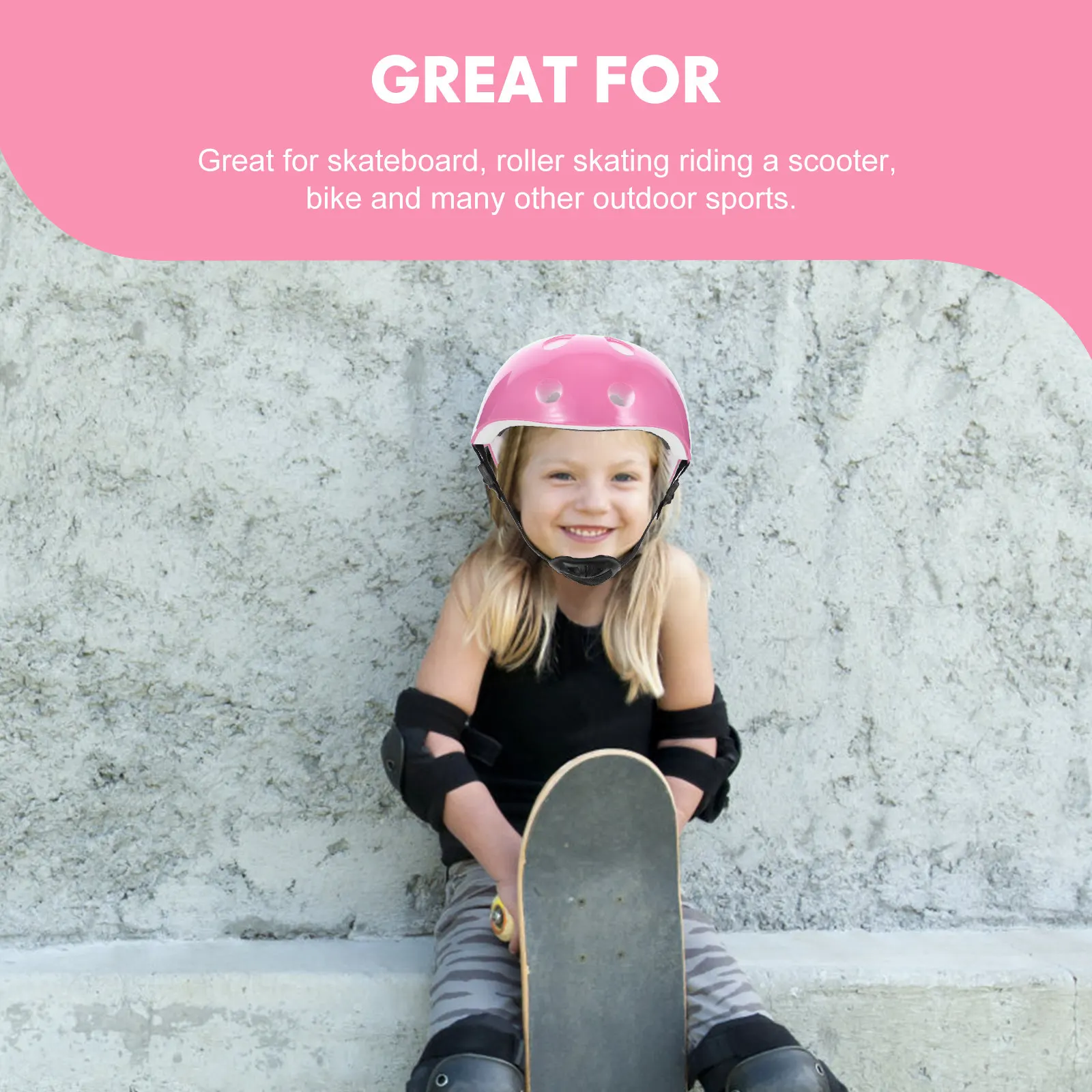 

Skateboard Adjustable Protective Gear for Scooter Cycling Roller Skating Bike