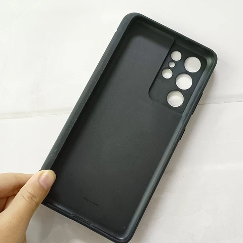 Samsung Galaxy S21 Ultra Phone S Pen Stylus Силиконовый чехол Soft-Touch Задняя защитная крышка Встроенный слот для стилуса для S21Ultra