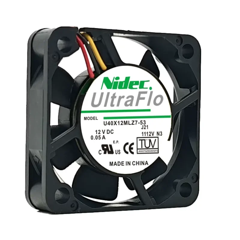 Original and genuine NIDEC U40X12MLZ7-53 4CM 12V0.05A Nanbei Bridge silent fan