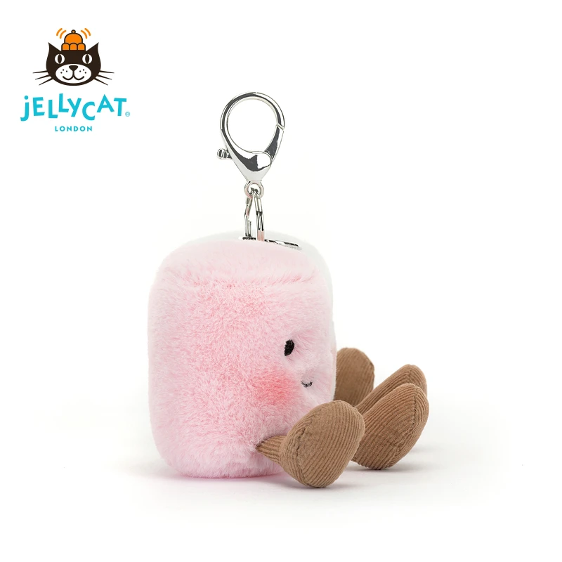 British Jellycat Fun Pair Marshmallow Bag Pendant Plush Toy Pendant Keychain