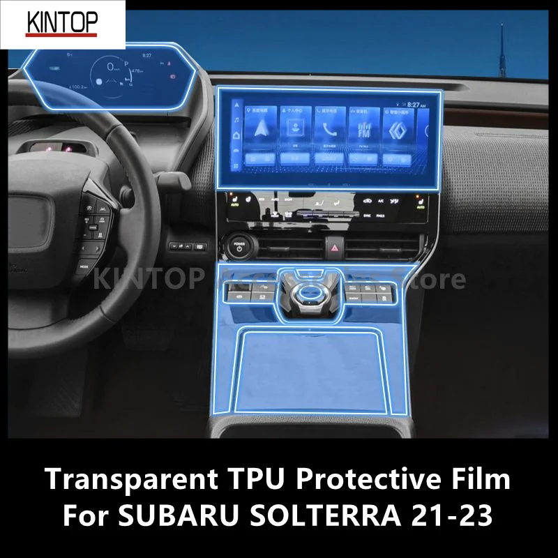 

For SUBARU SOLTERRA 21-23 Car Interior Center Console Transparent TPU Protective Film Anti-scratch Repair Film Accessories Refit