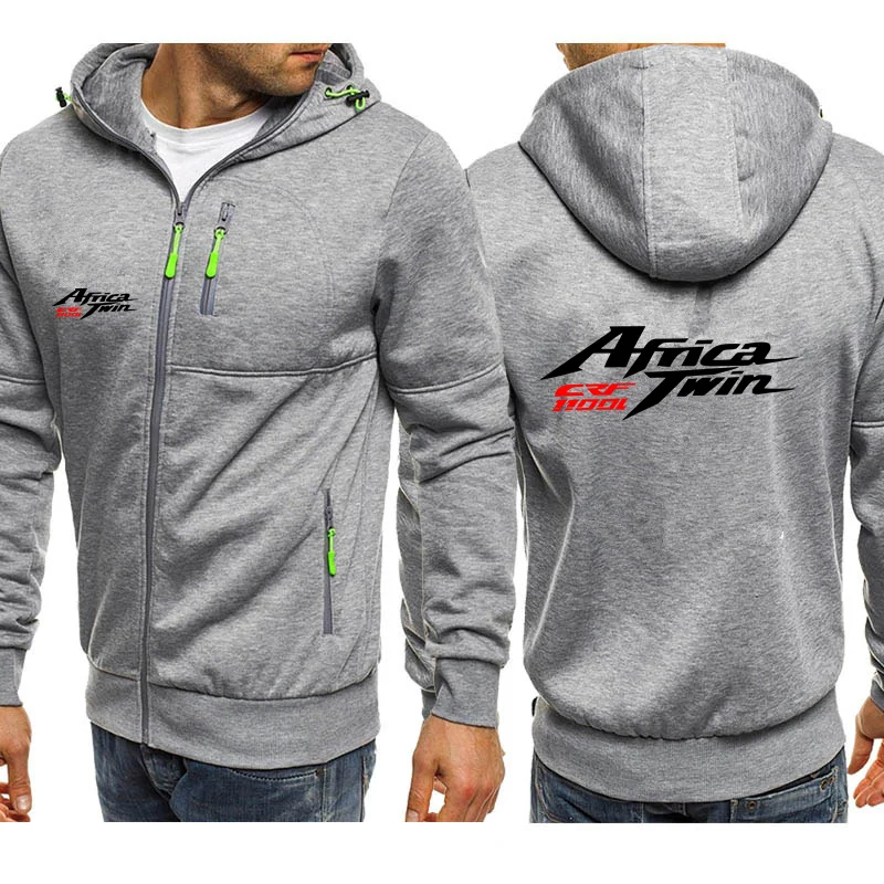 Africa Twin Crf 1100L Crf1000 Men Jackets Hoodies Coats Motorcycle Hondaes F1 Zipper Sweatshirts Male Jacket Mens Outerwear