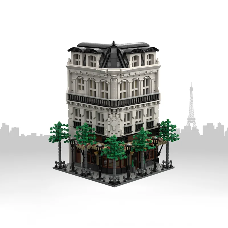 4204 قطعة MOC باريس بولانجي ستوديو وحدات نموذج اللبنات لتقوم بها بنفسك التعليم الإبداعي هدايا عيد الميلاد لعبة أطفال عيد ميلاد #4