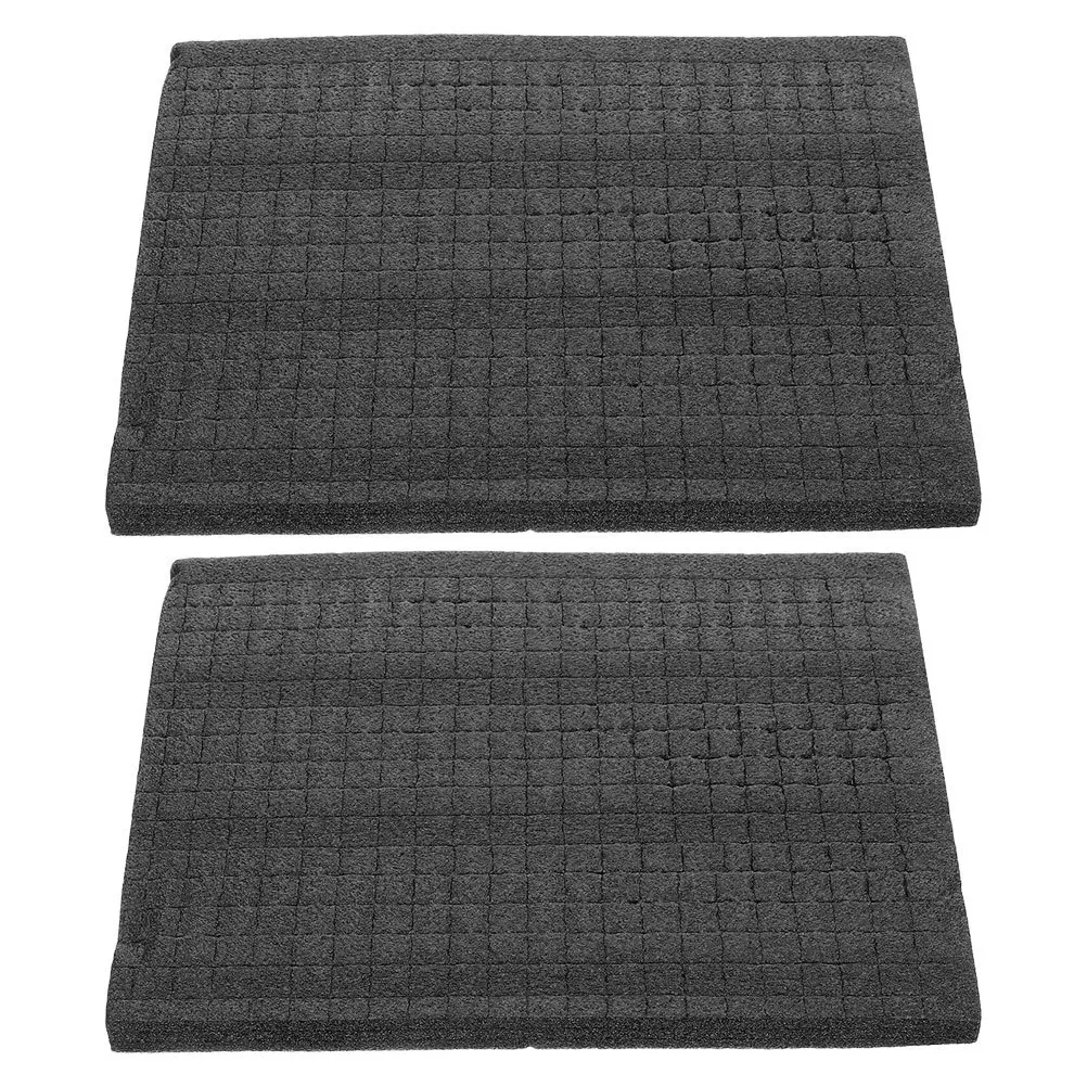 2 قطعة سميكة الأسود Epe اللؤلؤ القطن رغوة إدراج ل أداة صندوق درج بطانة اختيار نتف شبكة تصميم للصدمات عدم الانزلاق أداة خزانة