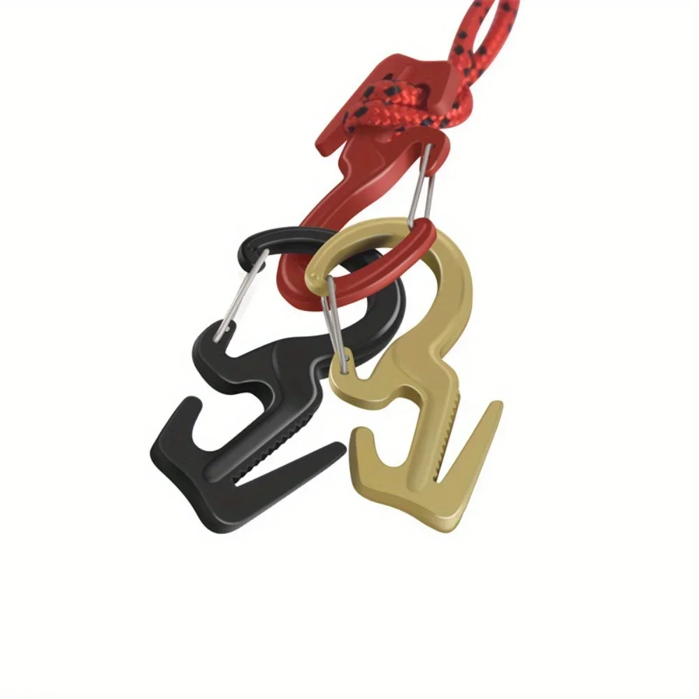 1PC outdoor equipment, easy to climb outdoor gear, spring hook, knot free, quick lock climbing hook