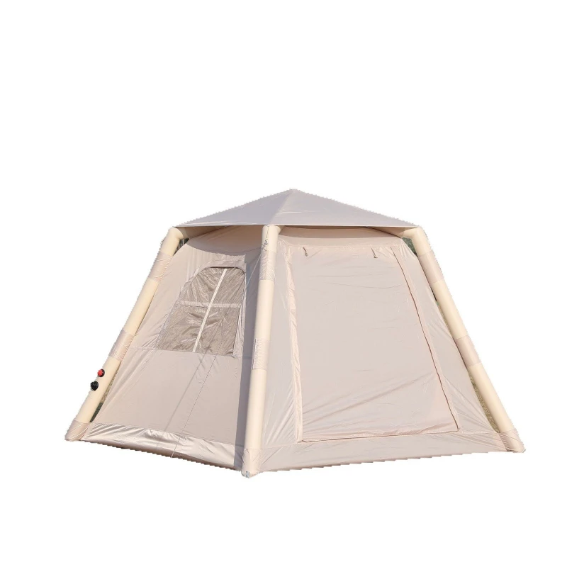 

Inflatable camping 5 square meters quick-opening tent 4-6 people outdoor sunshade, sunscreen and rain protection folding
