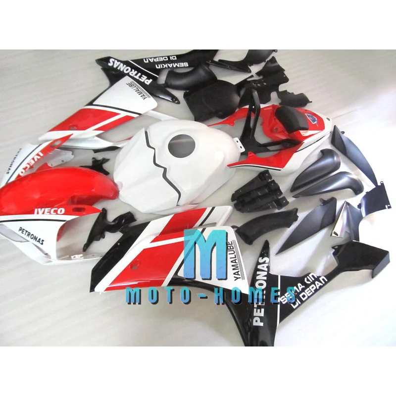 Prime Injection Fairing Kits for Yamaha YZFR1 YZF R1 2007 2008 07 08 Prime ABS Plastic Motorcycle Injection Rebuild Bike Bodykit