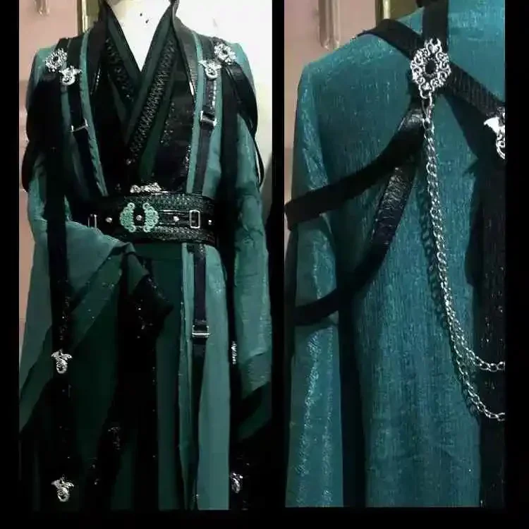 2026 صناعة الشر المياه الزرقاء تيان غوان Ci Fu Qiron الملابس تشى رونغ كوس زي الأمير الأخضر #5