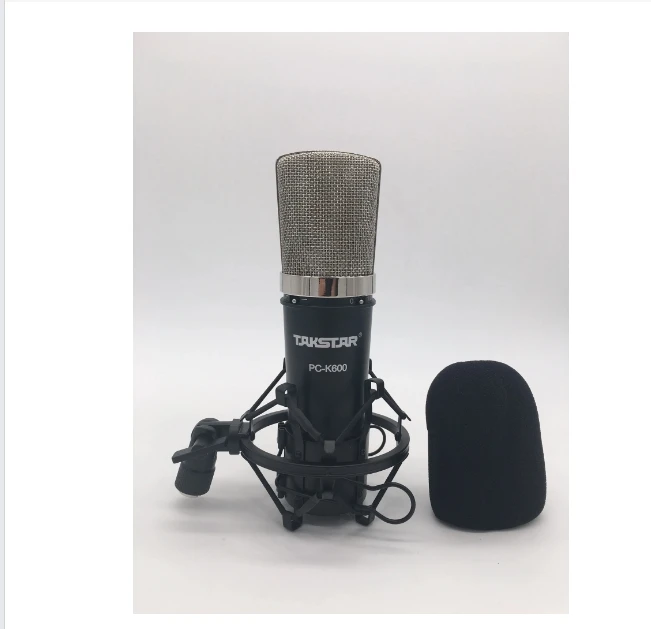 

Original Takstar pc-k600 professional recording studio microphone Side-address condenser mic for computer network/chat room